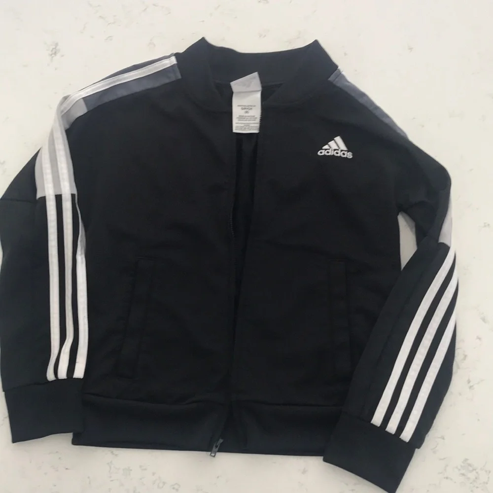 Adidas Zip Track Jacket Youth Small - Picture 1 of 5